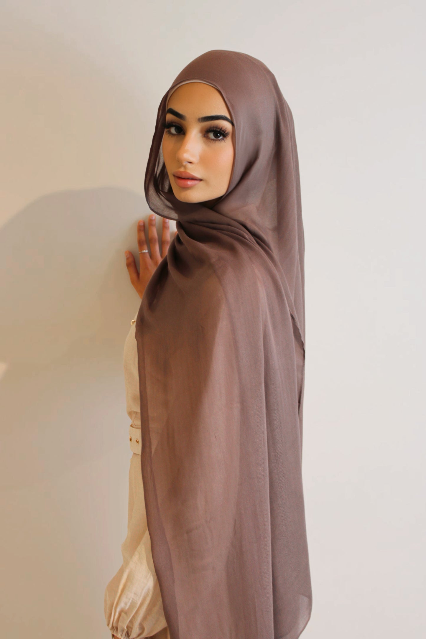 'Mushroom' Premium Modal Hijab