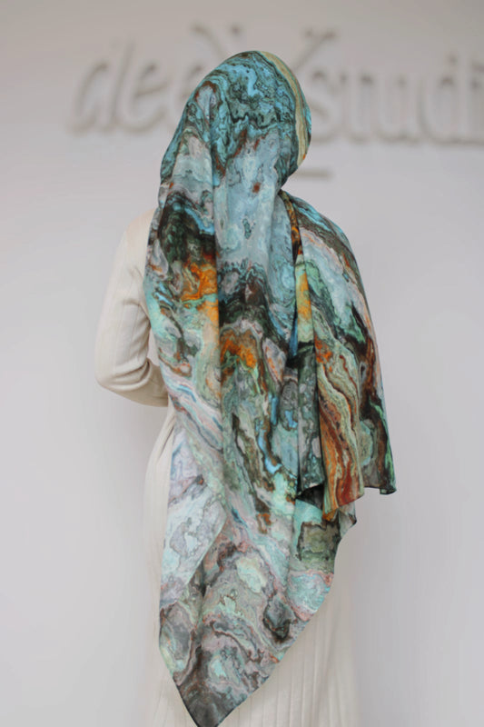 'Oasis' Printed Modal Hijab