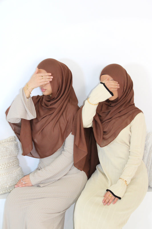'Mocha' Premium Modal Hijab