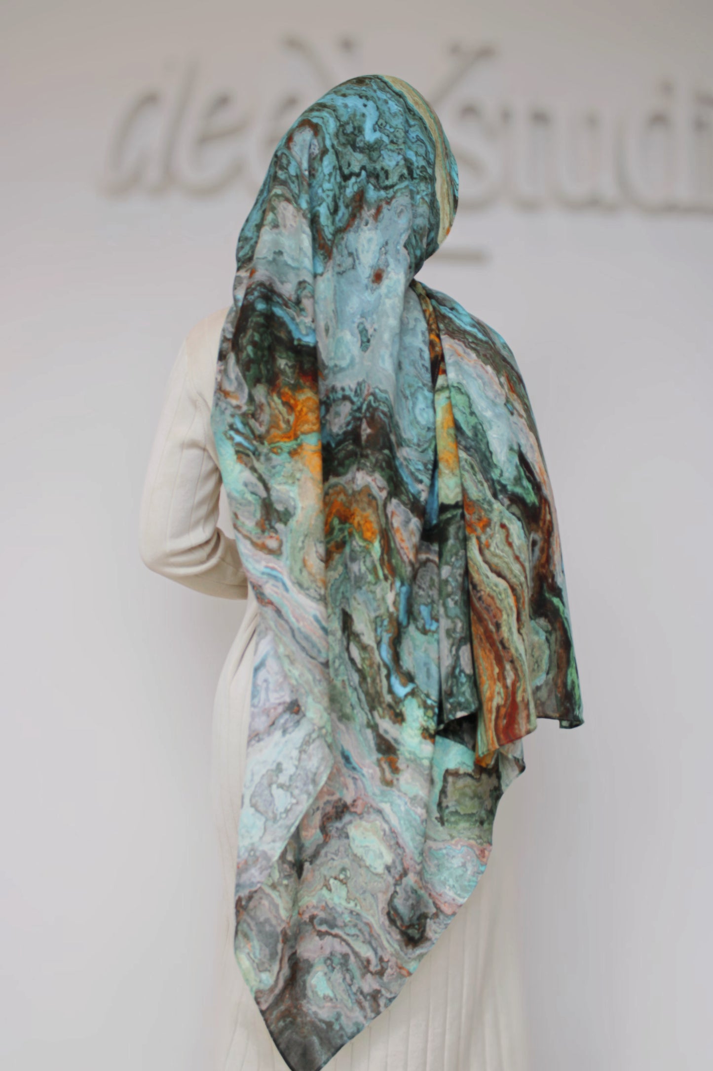 'Oasis' Printed Modal Hijab