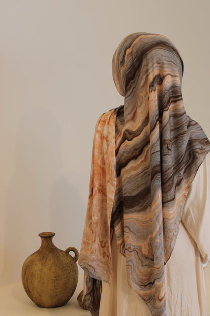 'Sandstone' Printed Modal Hijab