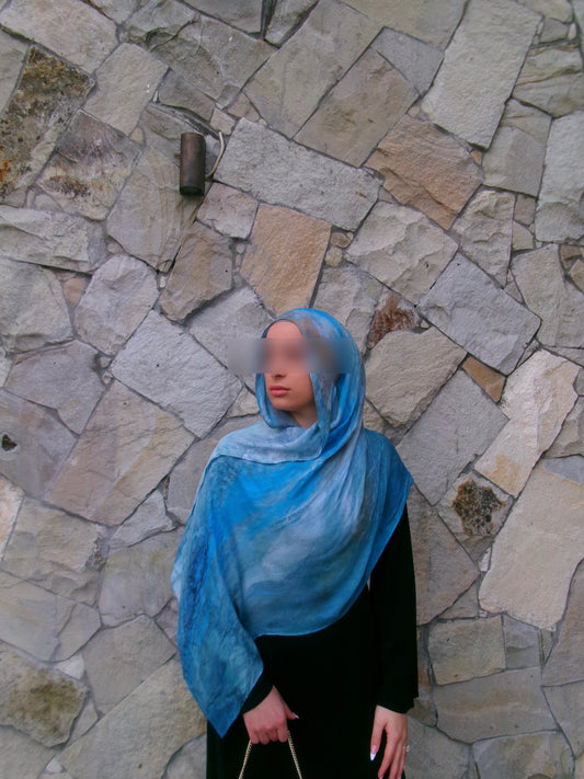 'Serenity' Printed Modal Hijab