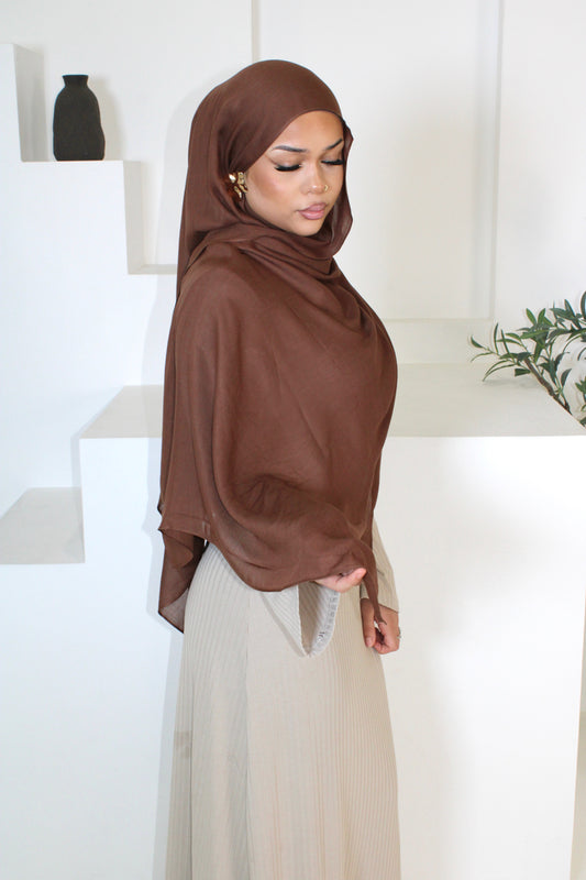 'Mocha' Premium Modal Hijab