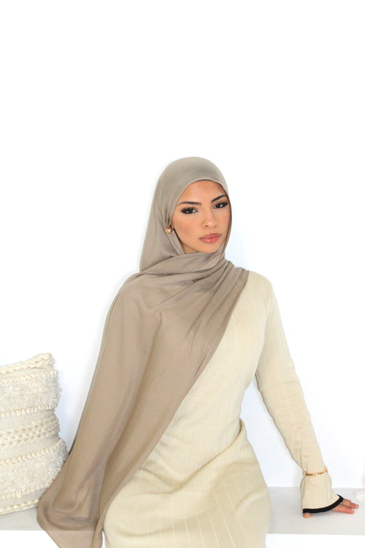 'Hazelnut' Premium Modal Hijab