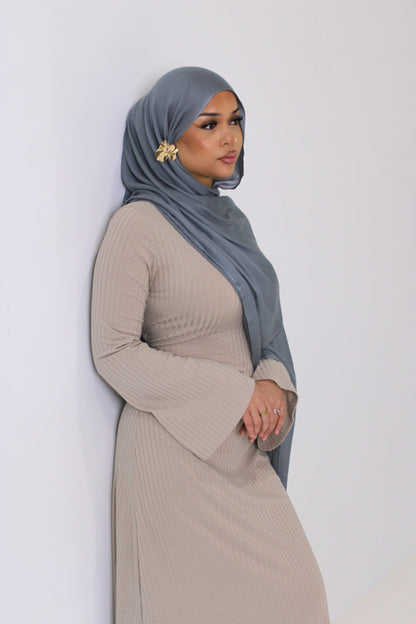 'Steel Blue' Premium Modal Hijab